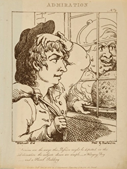 Drawings Prints, Print, Admiration, Le Brun Travested, Caricatures Passions, Publisher Drawings Prints, Print, Admiration, Le Brun Travested, Caricatures Passions, Publisher