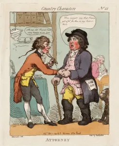 Drawings Prints, Print, Attorney, Country Characters, Publisher, Artist, Rudolph Ackermann Drawings Prints, Print, Attorney, Country Characters, Publisher, Artist, Rudolph Ackermann
