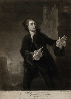 Drawings Prints, Print, David Garrick Hamlet, Shakespeare, Act 1, Scene 4, Publisher Drawings Prints, Print, David Garrick Hamlet, Shakespeare, Act 1, Scene 4, Publisher