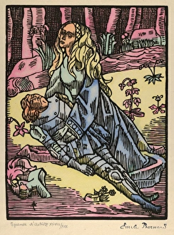 Drawings Prints, Print, Death, Horseman, Brandemart, Crying, Roland Furieux, Artist Drawings Prints, Print, Death, Horseman, Brandemart, Crying, Roland Furieux, Artist