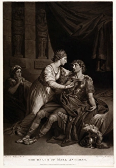 Drawings Prints, Print, Death Mark Antony, Shakespeare, Antony Cleopatra, Act 4, Scene 15 Drawings Prints, Print, Death Mark Antony, Shakespeare, Antony Cleopatra, Act 4, Scene 15