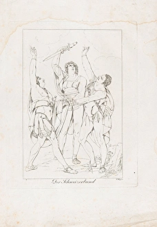 Drawings Prints, Print, Der Schweizerbund, Oath Rutli, Heinrich Fuessli' Drawings Prints, Print, Der Schweizerbund, Oath Rutli, Heinrich Fuessli'