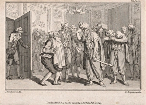 Drawings Prints, Print, Duke N-s Levee, illustration, Tobias, Smollett's Drawings Prints, Print, Duke N-s Levee, illustration, Tobias, Smollett's