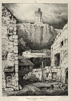 Drawings Prints, Print, Dungeon Polignac Castle, Voyages, pittoresques, et, romantiques Drawings Prints, Print, Dungeon Polignac Castle, Voyages, pittoresques, et, romantiques