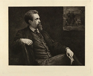 Drawings Prints, Print, Henry Stacy Marks, Portfolio, Etcher, Artist, Sitter Drawings Prints, Print, Henry Stacy Marks, Portfolio, Etcher, Artist, Sitter