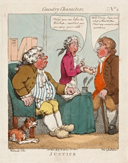 Drawings Prints, Print, Justice, Country Characters, Artist, Publisher, Thomas Rowlandson Drawings Prints, Print, Justice, Country Characters, Artist, Publisher, Thomas Rowlandson