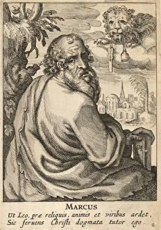 Drawings Prints, Print, Mark, Four Evangelists, Publisher, Artist, Claes Jansz. Visscher Drawings Prints, Print, Mark, Four Evangelists, Publisher, Artist, Claes Jansz. Visscher