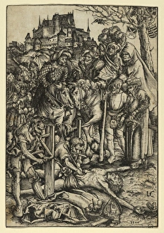 Drawings Prints, Print, Martyrdom St. Erasmus, Artist, Lucas Cranach Elder, German Drawings Prints, Print, Martyrdom St. Erasmus, Artist, Lucas Cranach Elder, German