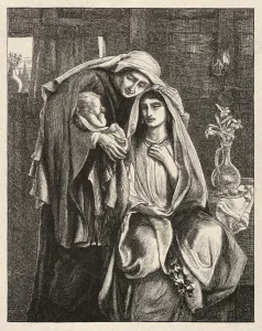 Drawings Prints, Print, Naomi Child Obed, Dalziels' Bible Gallery, Printer, Publisher Drawings Prints, Print, Naomi Child Obed, Dalziels' Bible Gallery, Printer, Publisher