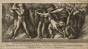 Drawings Prints, Print, Perseus Garden Hesperides, Artist, Cherubino Alberti Drawings Prints, Print, Perseus Garden Hesperides, Artist, Cherubino Alberti