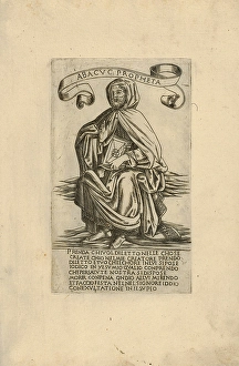 Drawings Prints, Print, Prophet Habakkuk, Prophets Sibyls, Artist, Francesco Rosselli Drawings Prints, Print, Prophet Habakkuk, Prophets Sibyls, Artist, Francesco Rosselli