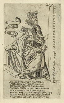 Drawings Prints, Print, Prophet Isaiah, Prophets Sibyls, Artist, Francesco Rosselli Drawings Prints, Print, Prophet Isaiah, Prophets Sibyls, Artist, Francesco Rosselli