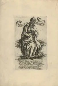 Drawings Prints, Print, Prophet Jeremiah, Prophets Sibyls, Artist, Francesco Rosselli Drawings Prints, Print, Prophet Jeremiah, Prophets Sibyls, Artist, Francesco Rosselli