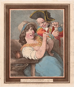 Drawings Prints, Print, St Giless Courtship, Publisher, Artist, Rudolph Ackermann Drawings Prints, Print, St Giless Courtship, Publisher, Artist, Rudolph Ackermann