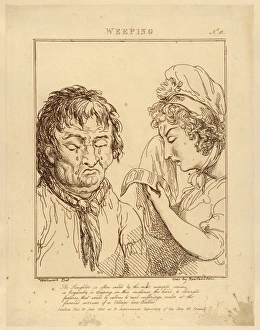 Drawings Prints, Print, Weeping, Le Brun Travested, Caricatures Passions, Artist Drawings Prints, Print, Weeping, Le Brun Travested, Caricatures Passions, Artist