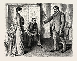 DRAWN BY GEORGE DU MAURIER, INTERIOR. George Louis Palmella Busson du Maurier, French DRAWN BY GEORGE DU MAURIER, INTERIOR. George Louis Palmella Busson du Maurier, French