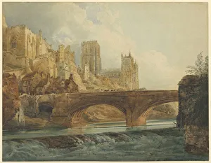 Durham Cathedral Castle Thomas Girtin British Durham Cathedral Castle Thomas Girtin British