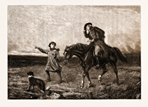 DUTY FROM THE PAINTING BY HEYWOOD HARDY, 1881 DUTY FROM THE PAINTING BY HEYWOOD HARDY, 1881
