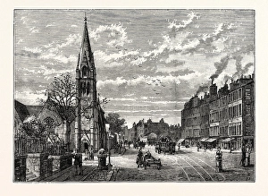 Edinburgh: Pilrig Free Church and Leith Walk, Looking North Edinburgh: Pilrig Free Church and Leith Walk, Looking North