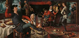 Egg Dance Interior farmhouse different people Egg Dance Interior farmhouse different people