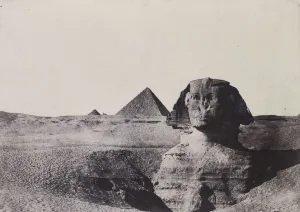 Egypt Moyenne Le Sphinx Maxime Du Camp French Egypt Moyenne Le Sphinx Maxime Du Camp French