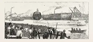 British Shipbuilding History Prints: Elder and Co.s Ship-Building Yard, Glasgow, November 4Th, 1876, Engraving 1876