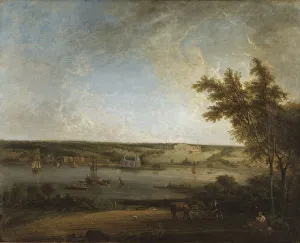 Elias Martin English Landscape Mistley Hall Essex Elias Martin English Landscape Mistley Hall Essex