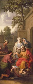 Elias van Nijmegen Eliezer Betuel wallpaper painting Elias van Nijmegen Eliezer Betuel wallpaper painting