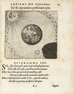 Emblema XLV Sol et ejus umbra perficiunt opus Emblema XLV Sol et ejus umbra perficiunt opus