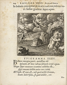 Emblema XXXIV balneis concipitur aere nascitur Emblema XXXIV balneis concipitur aere nascitur