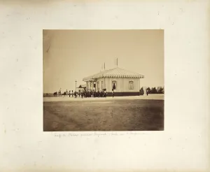 Emperor general staff front imperial pavilion Emperor general staff front imperial pavilion