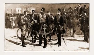 Three English Cyclists in Teheran: Explaining the Camera to the Shah, Iran, 1897? Mr Three English Cyclists in Teheran: Explaining the Camera to the Shah, Iran, 1897? Mr