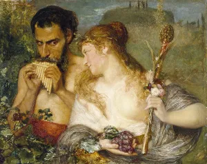 Ernst Josephson Nymph Faun painting 1878 oil Ernst Josephson Nymph Faun painting 1878 oil