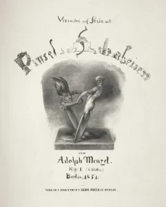 Essay Stone Brush Scraper Title Page 1851 Adolph von Menzel Essay Stone Brush Scraper Title Page 1851 Adolph von Menzel