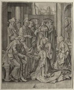 Esther Ahasuerus 1518 Lucas van Leyden Dutch Esther Ahasuerus 1518 Lucas van Leyden Dutch