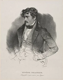 Eugene Delacroix Jean Francois Gigoux French Eugene Delacroix Jean Francois Gigoux French