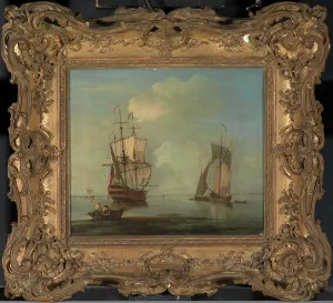 An Evening Calm, Peter Monamy, 1681-1749, British An Evening Calm, Peter Monamy, 1681-1749, British