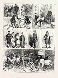 Experiences of a British Officer of the Gendarmerie in Egypt, Engraving 1884 Experiences of a British Officer of the Gendarmerie in Egypt, Engraving 1884