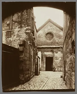 Facade Saint Julien le Pauvre Eugene Atget French Facade Saint Julien le Pauvre Eugene Atget French