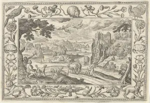 Fall of Icarus, Adriaen Collaert, Claes Jansz. Visscher (II), Eduwart van Hoeswinckel Fall of Icarus, Adriaen Collaert, Claes Jansz. Visscher (II), Eduwart van Hoeswinckel