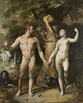 The Fall of Man, Cornelis Cornelisz. van Haarlem, 1592 The Fall of Man, Cornelis Cornelisz. van Haarlem, 1592