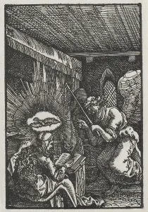 Fall Redemption Man Annunciation 1513 Albrecht Altdorfer Fall Redemption Man Annunciation 1513 Albrecht Altdorfer