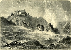 The Falls of the Rhine, Schaffhausen, Switzerland The Falls of the Rhine, Schaffhausen, Switzerland