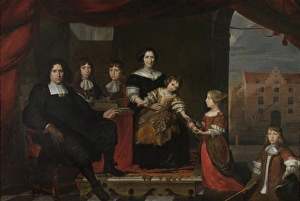 Family Portrait of Reyer Reyersz van der Burch, Clerk of the Generality Ammunition Family Portrait of Reyer Reyersz van der Burch, Clerk of the Generality Ammunition