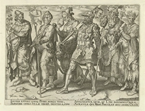 Famous and infamous rich people, Philips Galle, Hadrianus Junius, 1563 Famous and infamous rich people, Philips Galle, Hadrianus Junius, 1563