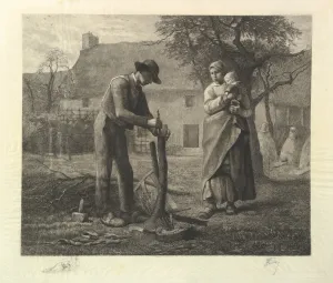 Farmer Grafting Tree 1881 Etching thin wove paper Farmer Grafting Tree 1881 Etching thin wove paper