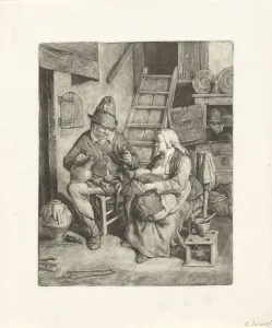 Farmer woman child Sitting farmhouse farmer breastfeeds Farmer woman child Sitting farmhouse farmer breastfeeds