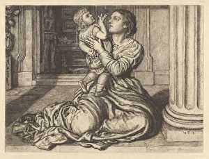 Father Leave-Taking 1879 Etching off-white paper Father Leave-Taking 1879 Etching off-white paper