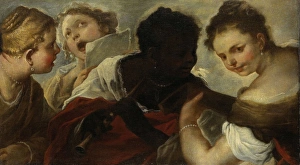 Four Female Musicians, Luca Giordano, 1658 - 1660 Four Female Musicians, Luca Giordano, 1658 - 1660