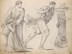 Figures Laurent de la Hyre Life St. Stephen Sketchbook Figures Laurent de la Hyre Life St. Stephen Sketchbook